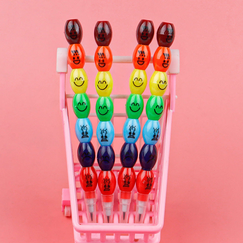 Wholesale Plastic Cute Cartoon Tomatoes on Sticks Expression Pencil